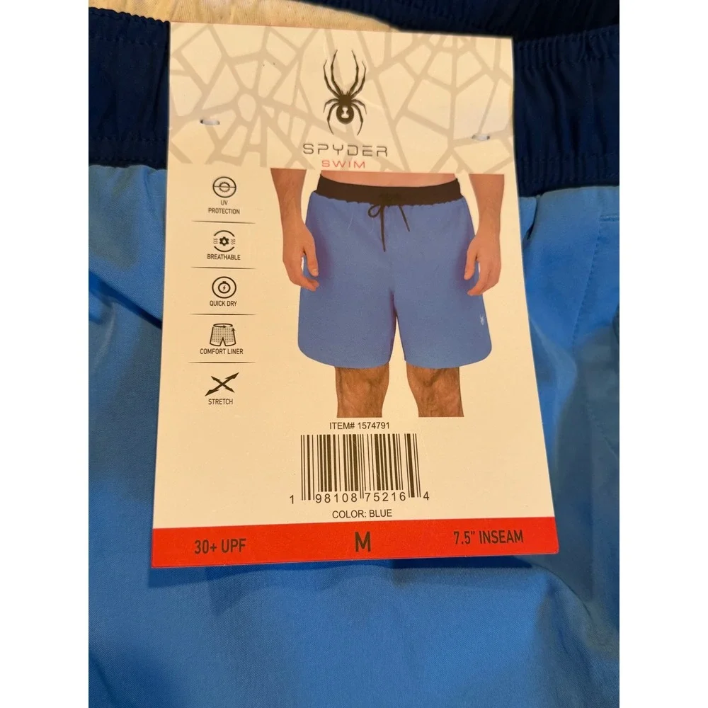 NWT Spyder Men Blue 7.5